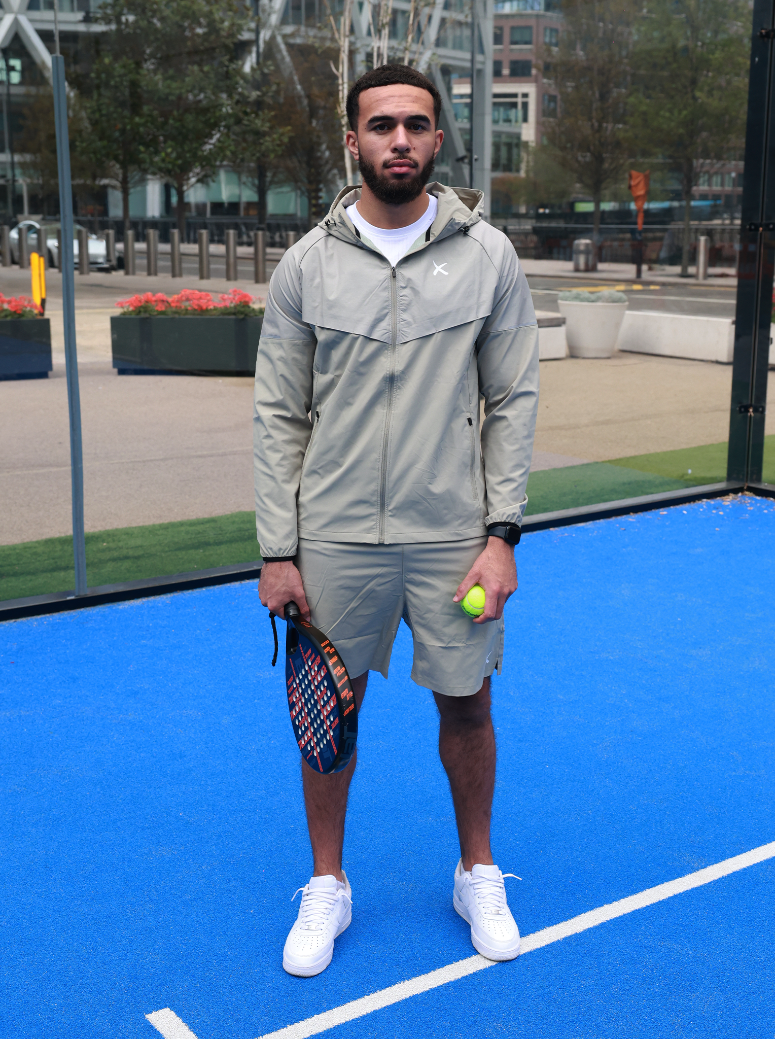 Green Windbreaker + Shorts