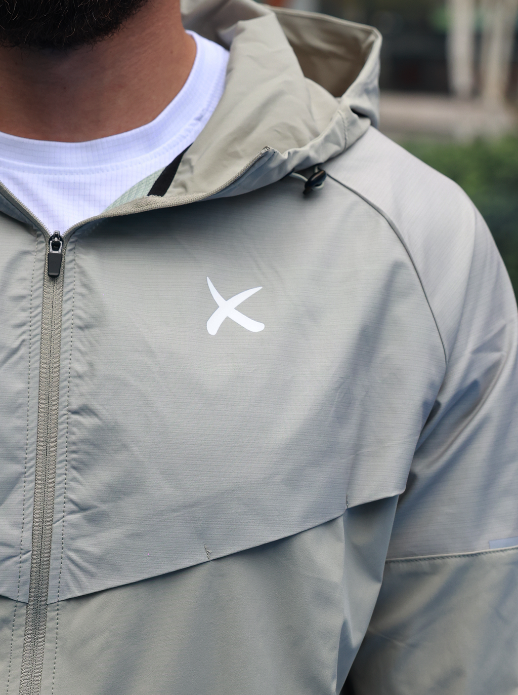 Green Windbreaker + Shorts