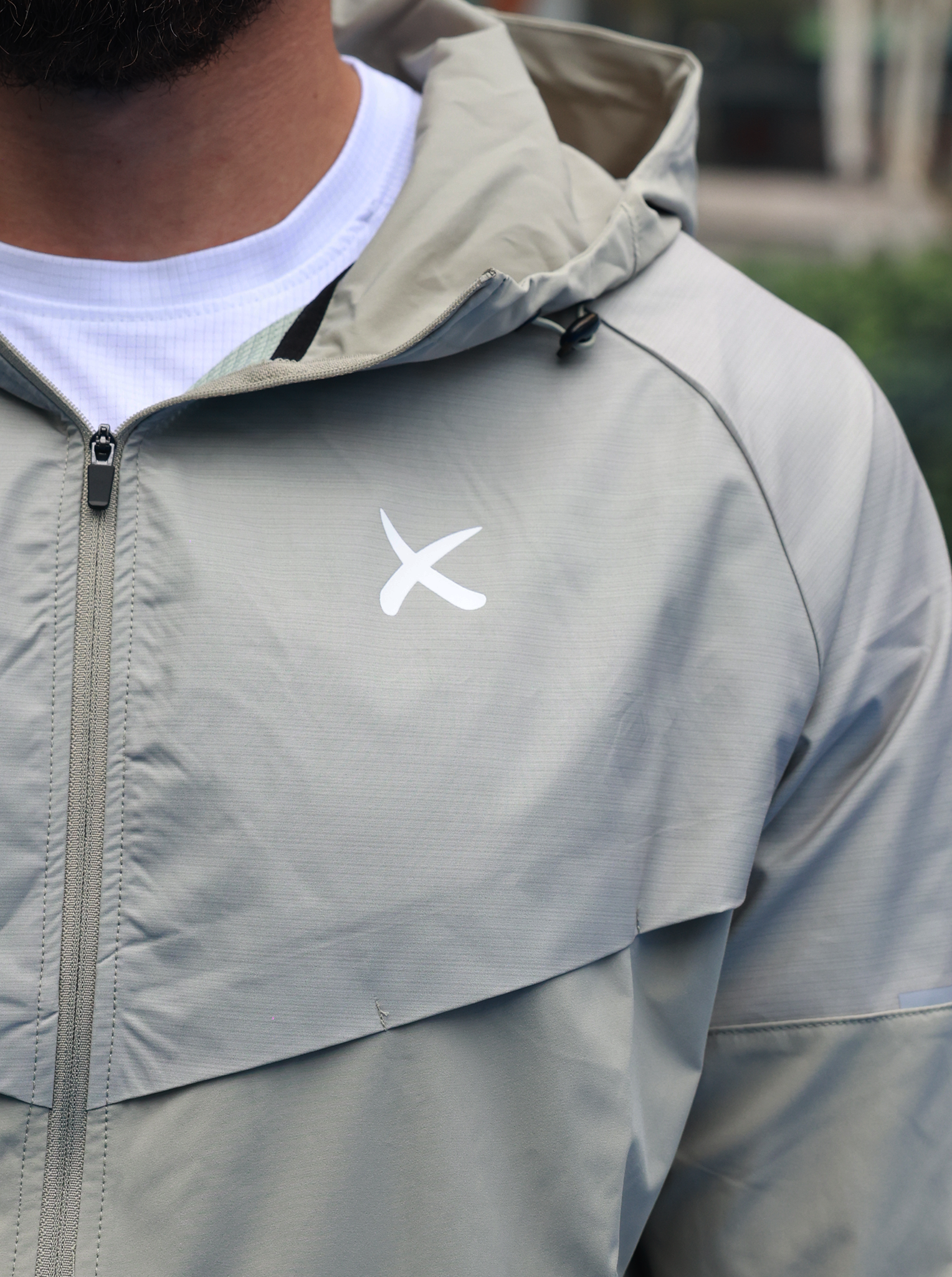 Green Windbreaker + Shorts